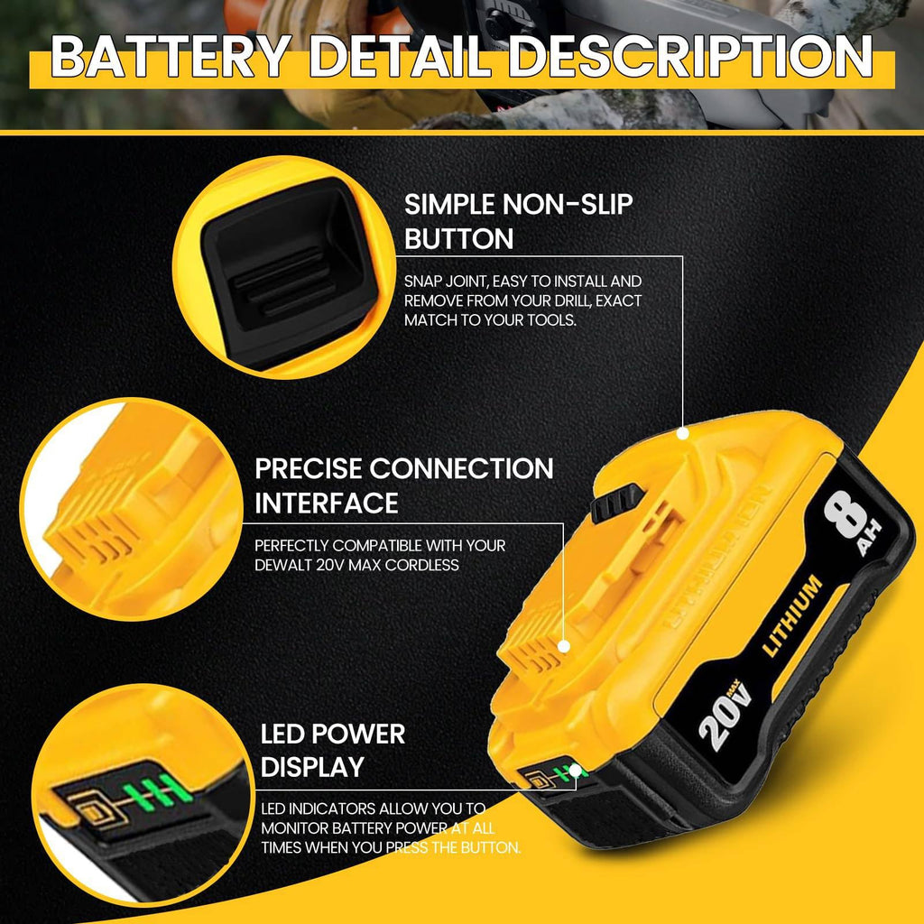 8000mAh Battery Replacement P457344