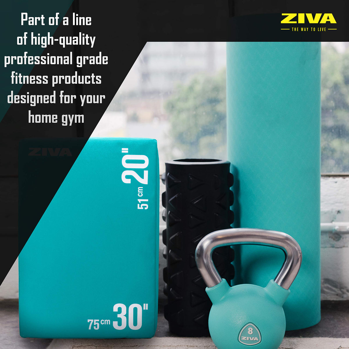 3-in-1 Plyo Box with Non-Slip PVC Cover 20x24x30" R196108