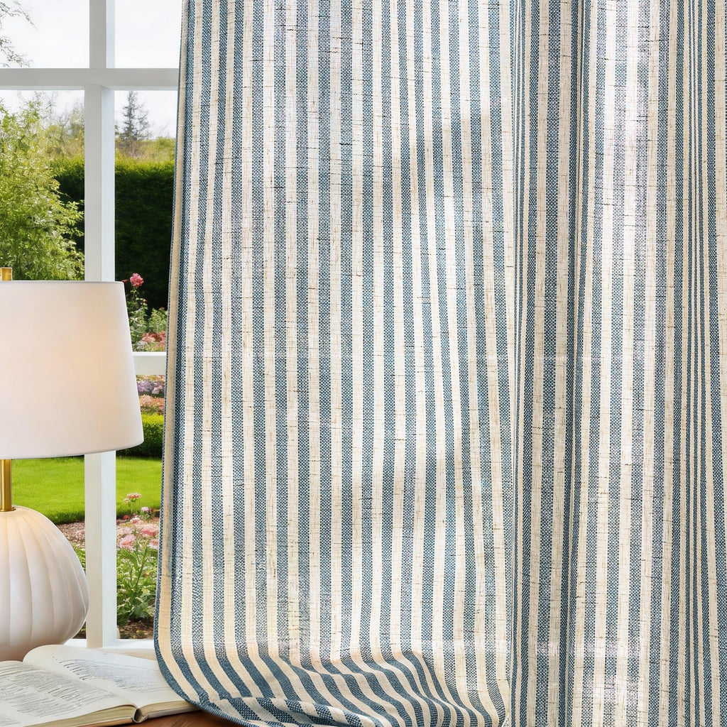 Linen Striped Curtains C3580