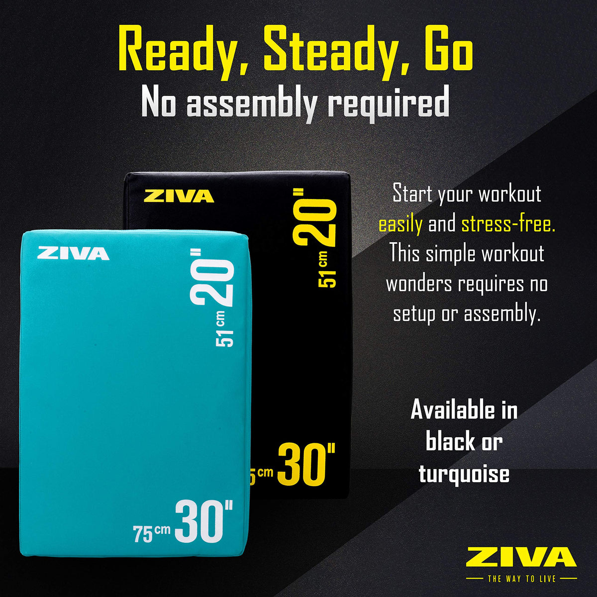 3-in-1 Plyo Box with Non-Slip PVC Cover 20x24x30" R196108