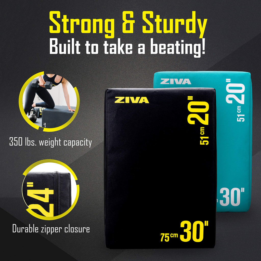 3-in-1 Plyo Box with Non-Slip PVC Cover 20x24x30" R196108